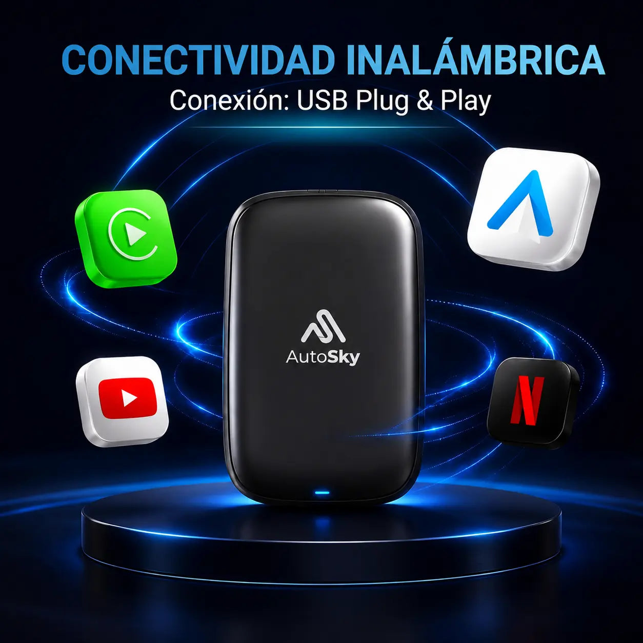Adaptador Carplay | Android Auto | Streaming